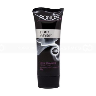 POND'S Pure White Deep Cleansing Brightening Facial Foam 50G x 24 Tubes