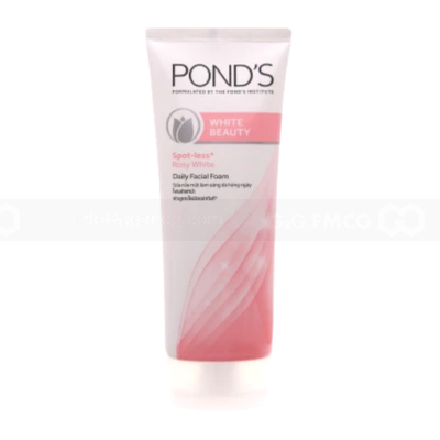 POND'S White Beauty Spot Less+ Rosy White Daily Facial Foam 100G x 24 Tubes