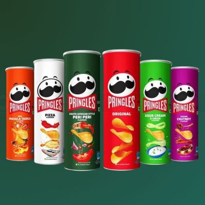 Wholesale Pringles Desi Masala Tadka Flavour, Crunchy & Crispy 102gr x 16 pcs