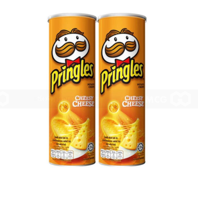 Pringles Potato Crisps Cheesy Cheese 134gr x 12 pcs
