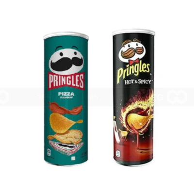 Pringles Potato Crisps Saucy BBQ 134gr x 12 pcs