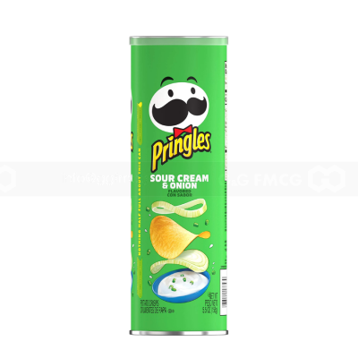 Pringles Potato Crisps Sour Cream & Onion 102gr x 12 pcs