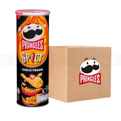 Pringles Potato Crisps Spicy Garlic Prawn 97gr x 12 pcs