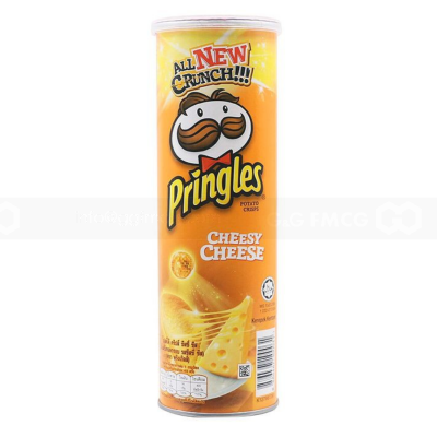 Pringles Potatoes Chips Cheesy Cheese 107g x 12 Cans