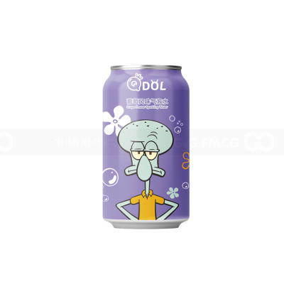 Qdol Spongesbob Grape Flavor Soda 330ml
