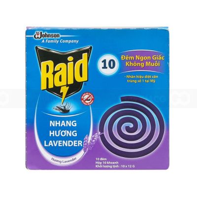 Raid Anti Mosquito Repellent Lavender 10 Coil