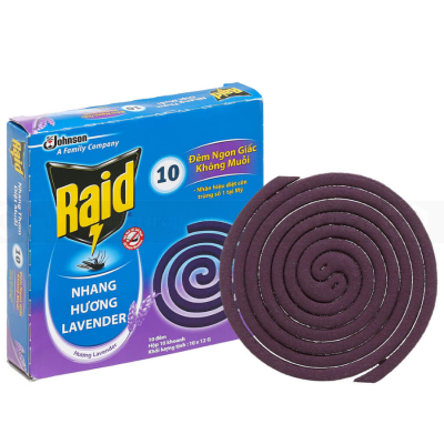 Raid Anti Mosquito Repellent Lavender 10 Coil