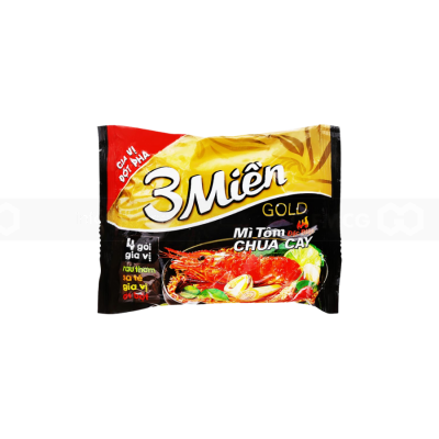 Wholesale Reeva 3 Mien Gold Spicy Hot and Sour 75g x 30 Bag (Halal)