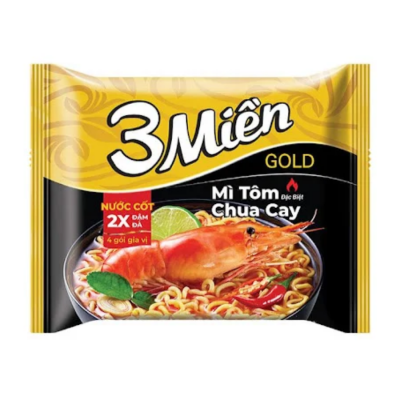 Reeva 3 Mien Gold Tomyum 75g x 30 Bags (Halal)