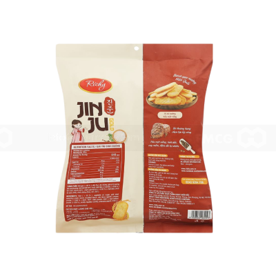 Richy JinJu Salty Rice Cracker Beef Steak With Pepper 134g