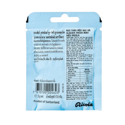 Ricola Glacier Mint 15g x 180 Packs