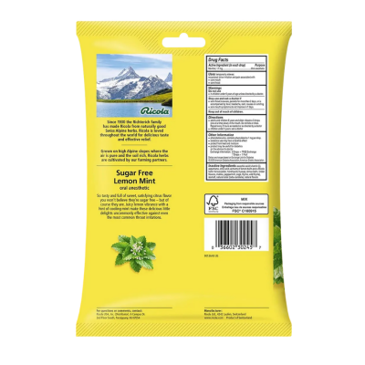Ricola Lemon Mint 15g x 180 Packs