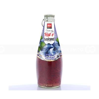 Rita Basil Seed Drink With Blueberry Flavour 290ml x 24 Bottles