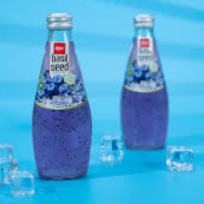 Rita Basil Seed Drink With Blueberry Flavour 290ml x 24 Bottles

