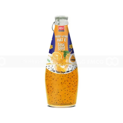 Rita Basil Seed Drink With Oranges Flavour 290ml x 24 Bottle