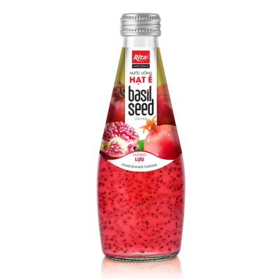 Wholesale Rita Basil Seed Drink With Pomegranate Flavour 290ml x 24 Bottles