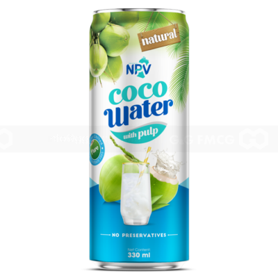 Juice - Rita NPV Coco Water With Pulp 330ml x 24 Cans