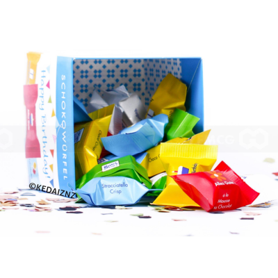 Ritter Sport Choco Cubes Happy Birthday 176g x 8 Boxes
