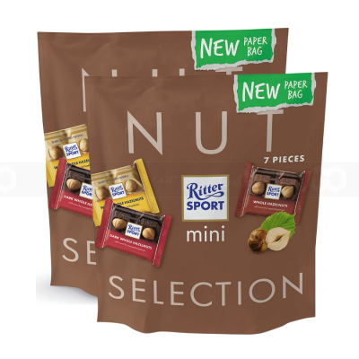 Ritter Sport Mini Pouch Nut Selection 116g x 10 Pouchs
