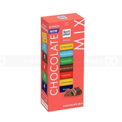 Ritter Sport Mini Tower Colourful Varieties 133g x 8 Towers