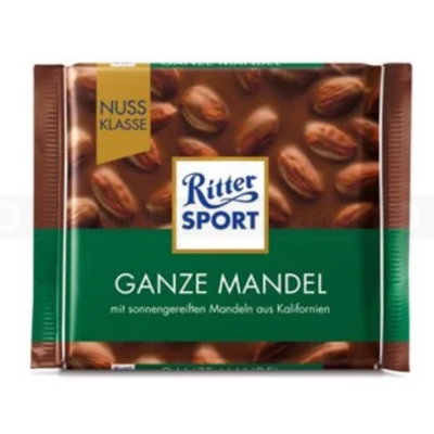 Ritter Sport Whole Almonds 100g x 11 Bars