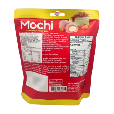 Royal Family Strawberry Cheese Mochi 120g