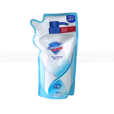 Wholesale Safeguard Pure Body Wash Refill 620ml 