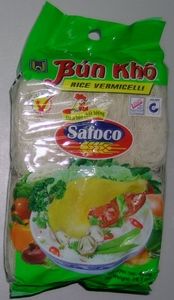 Safoco Dry Noodle Rice Vermicelli 200g