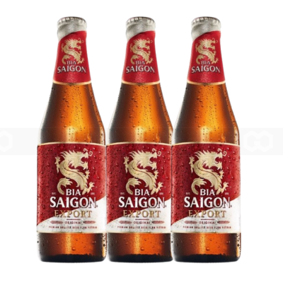 Saigon Export Alc 4.9% Beer 355ml x 20 Glass Bottles