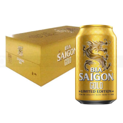 Saigon Gold Beer 330ml x 24 Cans