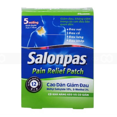 Salonpas Pain Relief Patch 5 Pcs x 150 Boxes