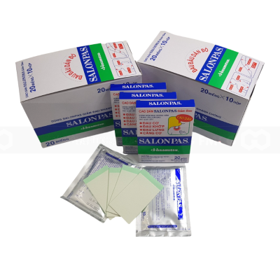 Salonpas Pain Relief Patch 20 Patches x 10 Boxes x 60 Displays