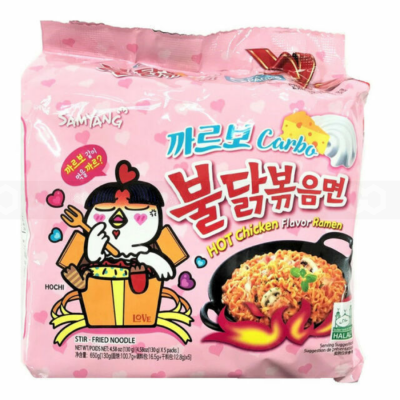 Samyang Spicy Chicken Flavor Carborana Sauce 130g x 40 Bags