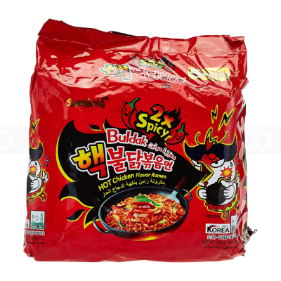 Samyang Dried Super Spicy Chicken 140g x 40 Bags