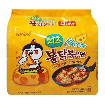 Samyang Spicy Chicken With Cheese 140g x 40 Bags