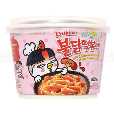 Samyang Tobokki Rice Cake With Carborana Sauce 179g x 16 Bowls