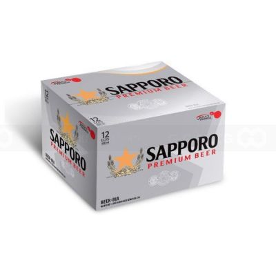 SAPPORO Premium Beer 500ml x 12 Cans