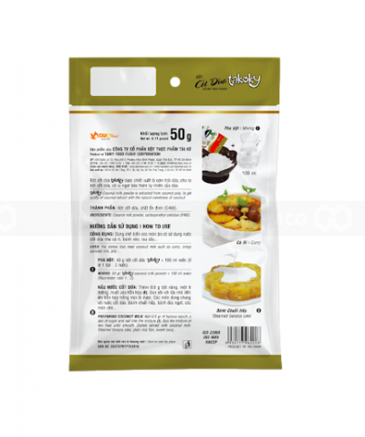 Tai Ky Coconut Mix Lk Powder Taky 50g x 48 Bag