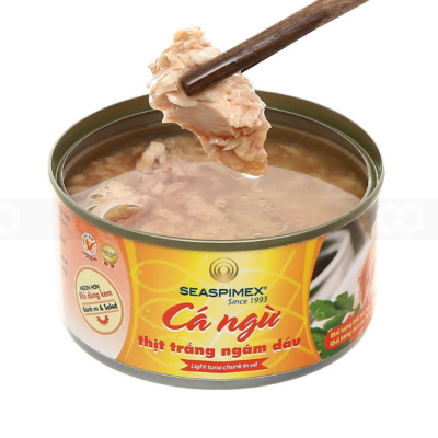 Seaspimex Tuna White Meat In Vegetable Oil 185G x 48 Cans