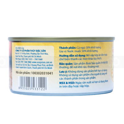 Seaspimex Tuna In Salt Water 185G x 48 Cans