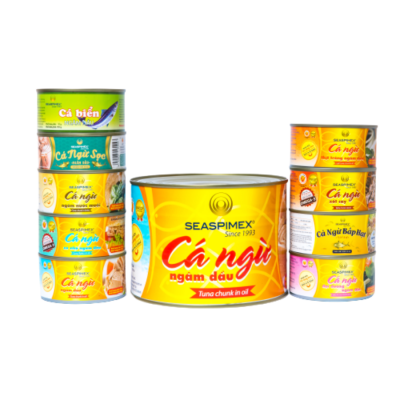 Seaspimex Tuna White Meat In Vegetable Oil 185G x 48 Cans