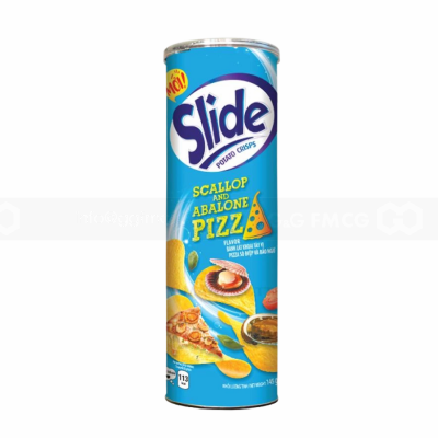 Slide Scallop & Abalone Pizza Potato Crisps 145g 