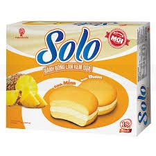 Solo Pineapple Cream Soft Cake 252g x 12 Box