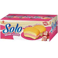 Solo Strawberry Cream Soft Cake 168g x 24 Bag