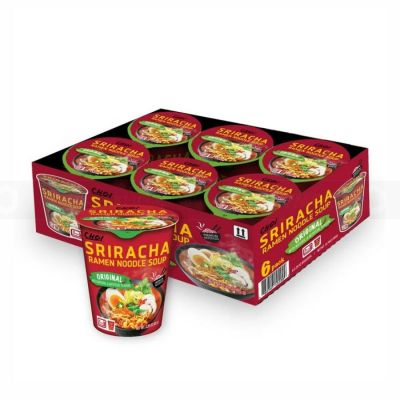 Choi Sriracha Ramen Noodle Spicy Original Flavor 63g x 6 Cups