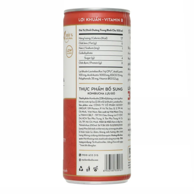Star Kombucha Pomegranate 250ml x 12 Bottles