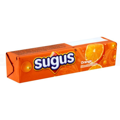 Sugus Orange Flavored Chews 30gr x 24 Bars x 24 Boxs