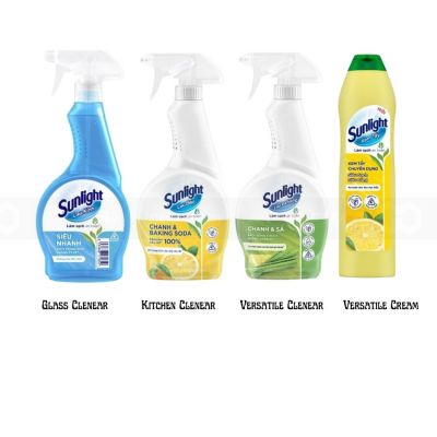 Sunlight Versatile Cream Cleaner Bleach Lemon 690ml x 16 bottles