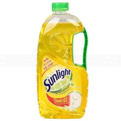 Sunlight Dishwashing Liquid Lemon Fragrance 1.5Kg Bottle