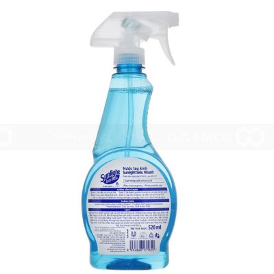 Sunlight Glass Cleaner Spray 520ml x 12 bottles